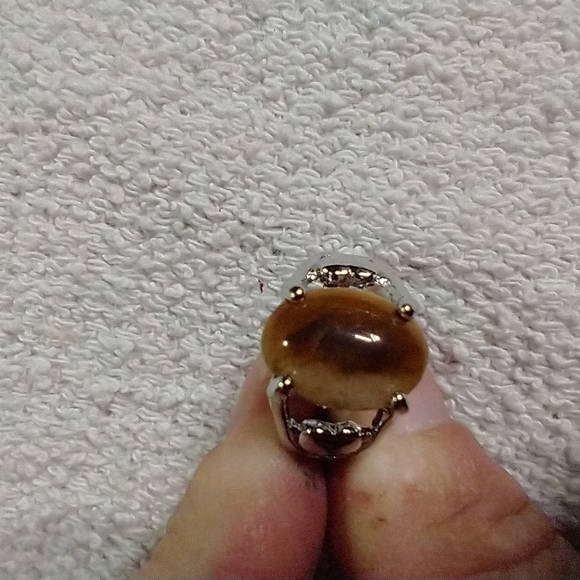 Silvertone tiger π
π― eye ποΈπ ring π 8 - Picture 5 of 5